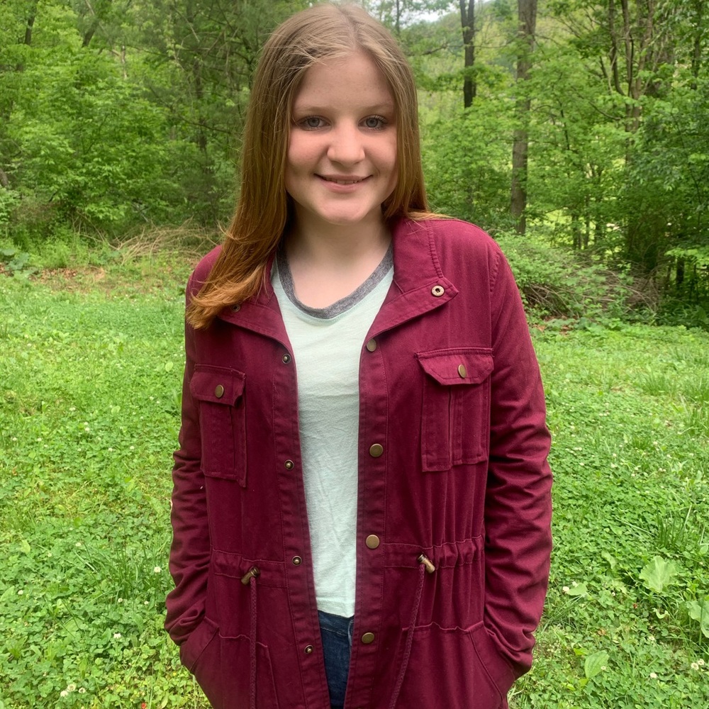 Cute maroon jacket